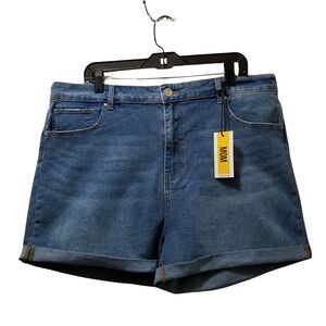 Refuge Denim Jean Shorts Junior’s 15 Stretch Mom Extensible Denim